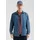 QS Regular Fit: Gewaschenes Jeanshemd mit Logo-Stickerei - blau XL