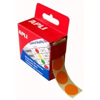 Agipa 115012 Markierungspunkte, Durchmesser: 15 mm, rund, orange