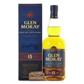 Glen Moray 15 Years Old Speyside Single Malt Scotch 40% vol 0,7 l Geschenkbox