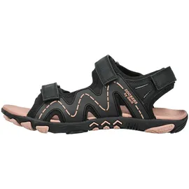 Dockers Outdoor-Sandalen Damen Schwarz/Rosa 39