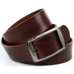 Ledergürtel ANTHONI CROWN, Damen, Gr. 120, braun, Leder, unifarben, casual,klassisch,modisch, Gürtel, pflanzlich gegerbtes Leder
