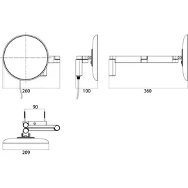 EMCO evo rund, Stecker,
