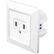 Logilink Unterputz-Steckdose 2x USB-C PD weiß