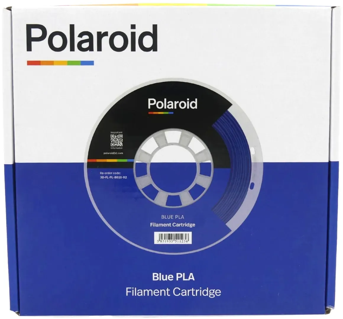 Polaroid Filament Cartridge Blue PLA 3D-FL-PL-8010-02 Filamentpatrone Filamen...