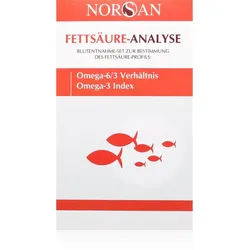 Norsan Fettsäure-Analyse Selbsttest Diagnose-Set zur Bestimmung des Fettsäuregehalts 1 St.