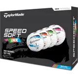 TaylorMade New Speedsoft Ink 25 Golfbälle, mehrfarbig