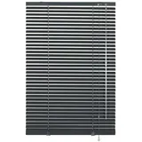 GARDINIA Aluminium-Jalousie 25 mm 95 x 220 cm schiefer