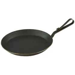 GVK ECO Servierpfanne aus Schmiedeeisen mit gebogenem Hakenstiel Ø 24 cm 1 Stück