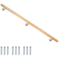 V2Aox Handlauf 150 cm Holz