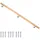 V2Aox Handlauf 150 cm Holz