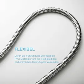 luxuskollektion Duschschlauch 5m Edelstahl Hochdruck-Duschrohr