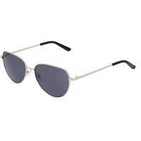 Fielmann LD 035 SUN CL Damen-Sonnenbrille Vollrand Pilot Edelstahl-Gestell, gold