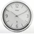 MEBUS Funk-Wanduhr 25,8 cm 19810 silber/weiß