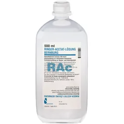 RINGER ACETAT Lösung PE-Flasche 10X500 ml