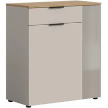 xonox.home Kommode Slide 80 x 88 x 36 cm Kaschmirgrau / Beige