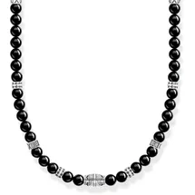 Thomas Sabo Kette Elemente Onyx Silber