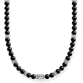 Thomas Sabo Kette Elemente Onyx Silber