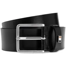 Boss Herrengürtel Leder schwarz 105