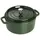 Staub Cocotte 24 cm rund basilikumgrün
