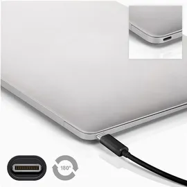 AccuCell USB-C auf USB-A 0,2 m Schwarz