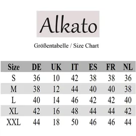Alkato Langarmshirt Braun L