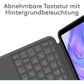 Logitech Combo Touch iPad Pro 11 (M4) (2024) Tastatur-Case Graphite