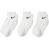 Nike Everyday Cushioned Trainings-Knöchelsocken White/Black 34-38