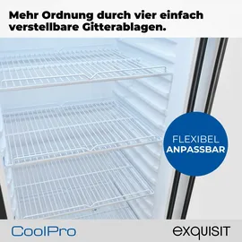 Exquisit GKS220-GT-431D Getränkekühlschrank 240 l