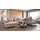 OTTO home Wohnlandschaft OTTO HOME "Costello U-Form, B: 363 cm mit Sitztiefen- & Armteilverstellung", beige (sand), B:363cm H:89cm T:223cm, 100% Polyester;Samtoptik (100% Polyester), Sofas, Wohnlandschaft, optional Bettfunktion & Bettkasten