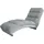 Mirjan24 Sessel Holiday Cord 62 x 84 x 180 cm Grau mit Hocker