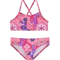 Buffalo Bustier-Bikini in pink-bedruckt | Gr.: 146/152