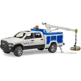 Bruder RAM 2500 Service Truck mit Kran und Rundumleuchte