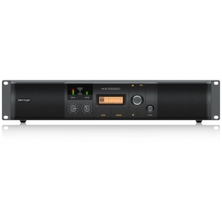 Behringer NX1000D Ultraleichter 1000-Watt-Class-D-Leistungsverstärker mit DSP-Steuerung und SmartSense-Lautsprecherimpedanzkompensation