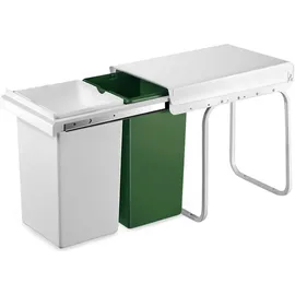 Wesco Doubleboy Original 2x15 Liter Abfallsammler für Drehtürenschränke ab 30er