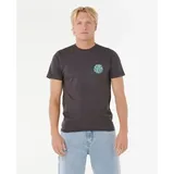 Rip Curl Wettie Passage Icon Tee - T-Shirt - Herren Phantom S