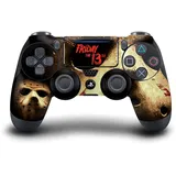 Head Case Designs Offizielle Friday The 13th 2009 Jason Voorhees Plakat Graphics Vinyl Haut Gaming Aufkleber Abziehbild Abdeckung kompatibel mit Sony Playstation 4 PS4 DualShock 4 Controller