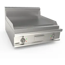 SARO Elektrogriddleplatte 800mm breit Tisch glatt LQ