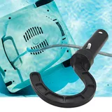 Poolhaken für Stangen, Zubehörhaken für Poolroboter | Haken für Schwimmbad-Reinigungsroboter | Roboter-Poolreiniger-Zubehörhaken für alle Pool-Staubsauger, kabellos, oberirdisch und unter Wasser