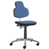 mayer Sitzmöbel Drehstuhl »myMAX« mit schwarzer Sitz- und Rückeneinfassung blau, 45 cm