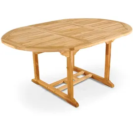 ab:stil.art.moebel Gartentisch ausziehbar 120-170 x 0 x 75 cm Beige