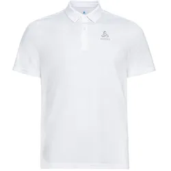 Odlo Wander-/Freizeit Polo Cardada (100% Polyester, hoher Tragekomfort) weiss Herren