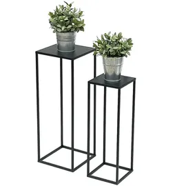 DanDiBo Ambiente Blumenhocker 23 x 60 x 23 cm Schwarz