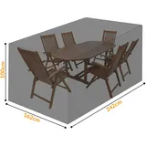 Kingsleeve Abdeckung Vanamo Anthrazit 242x162x100cm