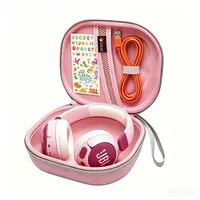 XANAD kopfhörer Tasche für JBL Tune 320BT / 530BT / JLab JBuds LUX/Bose QuietComfort/Sony WH-CH720N / Philips TAK5500RT Bluetooth Over Ear Kopfhörer (Rosa)