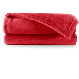 DecoKing Kuscheldecke 70 x 150 cm Rot