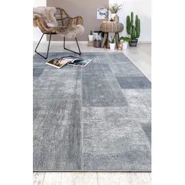 Andiamo LUXOR Living Teppich Punto blau-grau, 80 x 150 cm