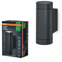 Osram Außenwandleuchte Aluminium 15,8 cm inkl. Bewegungsmelder grau