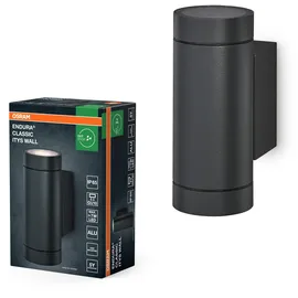 Osram Außenwandleuchte Aluminium 15,8 cm inkl. Bewegungsmelder grau