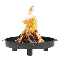 CookKing Feuerschale Tunis 60 cm x 20 cm Schwarz