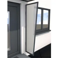 Gutta Seitenblende B1 60 x 200 cm grau